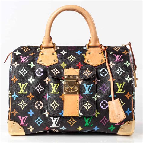 lv black multicolor bag|louis vuitton multicolor monogram bag.